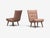 Swedish Modern, Slipper Chairs, Birch, Fabric, Sweden, 1940s For Sale - Image 4 of 11