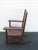 Early 20th Century Early 1900s Art and Craft Tiger Oak Rocking Chair 6409 For Sale - Image 5 of 15