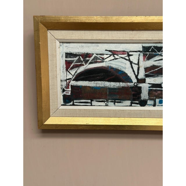 Teddy Sempinski, Transition, 1960s, Oil on Canvas, Framed For Sale - Image 5 of 14