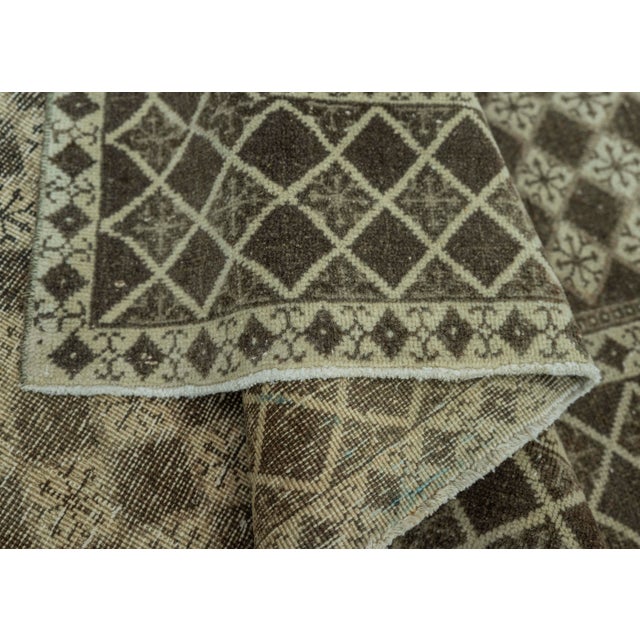 Turkish Vintage Rug 4'7" x 7'5" #20708 For Sale In Houston - Image 6 of 8