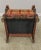 Pair Baroque Style Carved Mahogany Upholstered Throne Chairs For Sale - Image 12 of 13