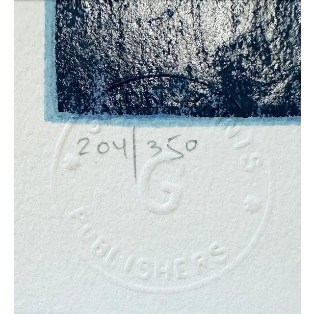 Itzchak Tarkay "Women in Cafe" Signed & Numbered Serigraph 204/350 With Raised Embossed Seal For Sale - Image 4 of 7