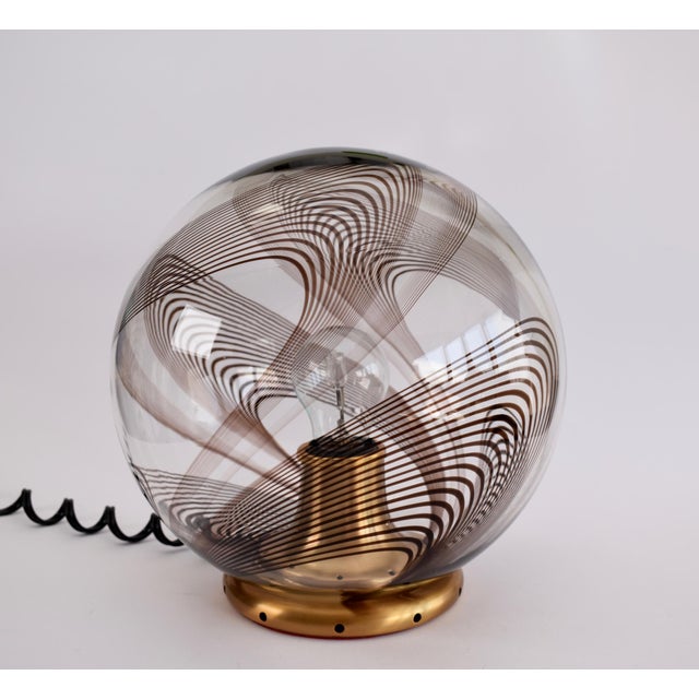 Mid-Century Modern Mid 19th Century Murano Table Lamp in the Style of Lino Tagliapietra For Sale - Image 3 of 16