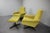 Mid-Century Modern Chairs with Ottoman by Morávek and Munzar, 1970s, Set of 3 For Sale - Image 3 of 12