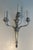 1900 Large silver metal 3-arm wall lights - a Pair For Sale - Image 4 of 12