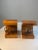 Mid-Century Modern Brutalist Trio of Birds Modernist Mixed Metals and Wood Bookends - a Pair For Sale - Image 3 of 10