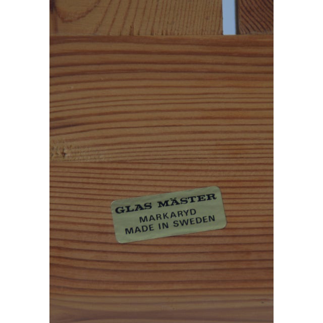 Wood Swedish Pine Bench by Nils Troed for Glas Mäster, 1960s For Sale - Image 7 of 9