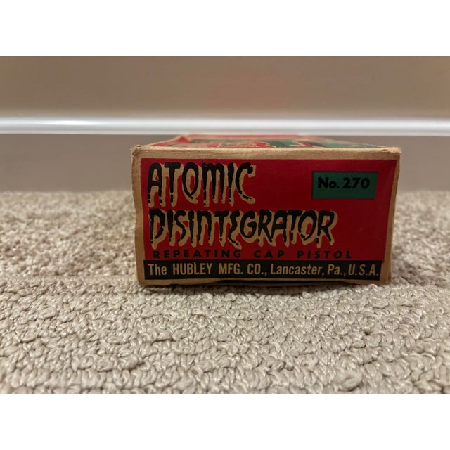 Very Rare Hubley Atomic Disintegrator Cap Gun With Box For Sale - Image 11 of 11