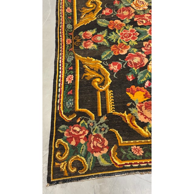 1940s Old Bessarabian Kilim 5'10"x9'2" For Sale - Image 5 of 7