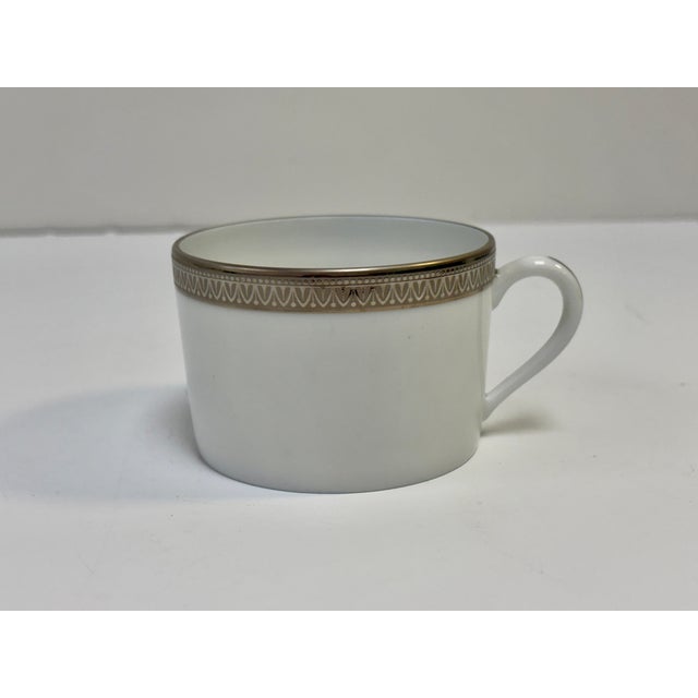 Limoges, France Charles Haviland & C. Parlon Limoges Malmaison Platinum (No Verge) Porcelain Set - 8 Pieces For Sale - Image 4 of 17