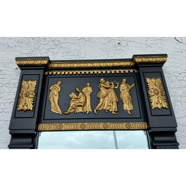 Incorporating this Neoclassical pier mirror into your interior design can add elegance, symmetry, and a sense of grandeur....