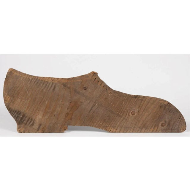 Folk Art Large Vintage "Repair" Shop Sign From a Cobbler For Sale - Image 3 of 9