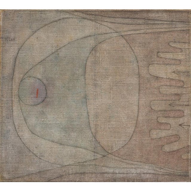 Fear Klee, Paul; 1879 – 1940. “Angst” (Fear), 1934. Gouache and wax on burlap, 49.9 x 60 cm. Purchased 1979. Inv. no....
