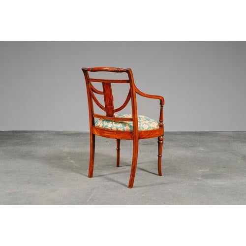 English Style Cocktail Chairs, Set of 4 For Sale - Image 5 of 18