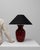 20th Century German Red Ceramic Table Lamp For Sale - Image 18 of 18