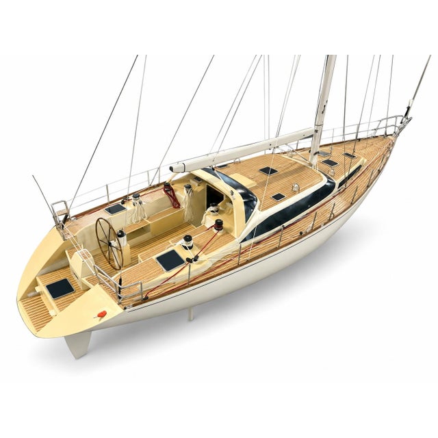 Model Boat by J.M. Viant, 2000s For Sale - Image 9 of 9