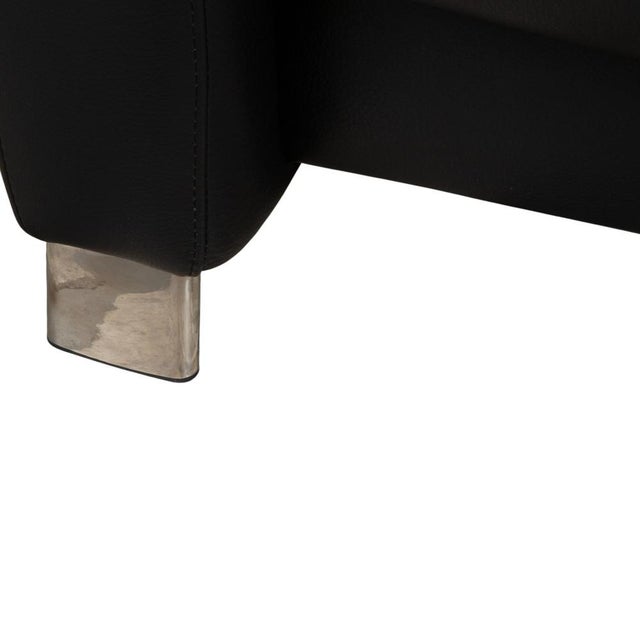 Arion Leather Two-Seater Black Manual Function Sofa from Stressless For Sale - Image 10 of 17