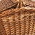 Mid 20th Century Mid-20th Century Wicker Picnic Basket For Sale - Image 5 of 12