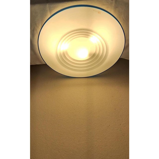 Vintage Ceiling Lamp with White Plastic Shade from S-Licht-Design, 1990s For Sale - Image 6 of 9