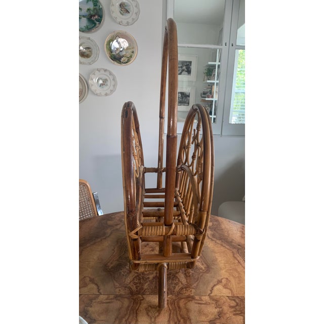 Mid 20th Century Italian Made Magazine Rack For Sale - Image 4 of 4