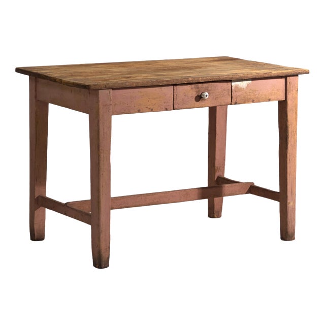 Kitchen Table in Pine Wood, Central Europe, 1900 For Sale