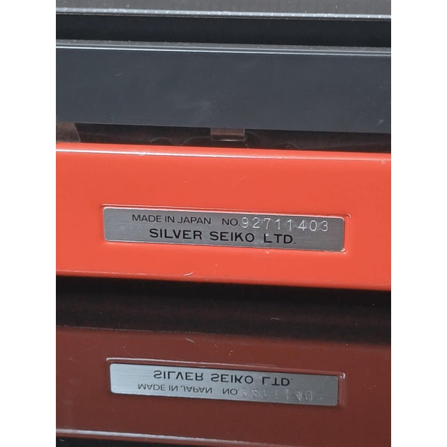 Silver Reed S2 Typewriter from Silver Seiko, 1977 For Sale - Image 9 of 12