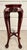 Vintage Chinese Rosewood & Mother-of-Pearl Inlaid Pedestal Stand For Sale In Los Angeles - Image 6 of 12