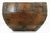 Wood Late 19th Century Antique Chinese Primitive Wood and Iron Rice Grain Harvest Basket Bucket Trug For Sale - Image 7 of 9