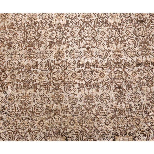 Authentic Persian Tabriz Handmade Wool Rug For Sale - Image 4 of 7