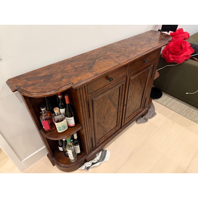 Theodore Alexander Wood Sideboard / Bar For Sale In New York - Image 6 of 9