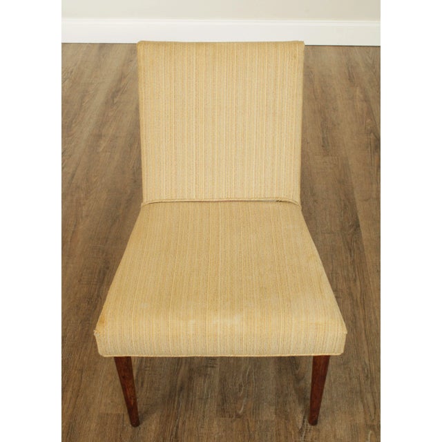 Mid Century Modern Walnut Side Chair Possibly Robsjohn Gibbings For Sale - Image 11 of 13