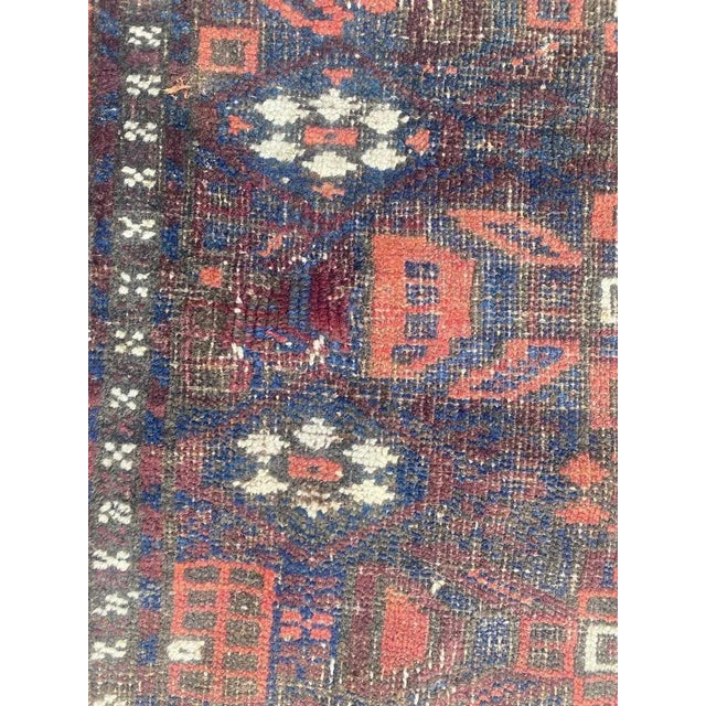 Antique Turkmen Baluch Rug For Sale - Image 14 of 18