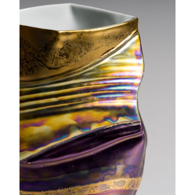 Porcelain Eosin Vases by Johan Van Loon and Helmut Drexler for Rosenthal, 1990s, Set of 2 For Sale - Image 9 of 18