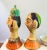 Indian India Paper Mache Folk Art Bust Pair-Rajasthani Style Heads-Kasmiri-Sculpture For Sale - Image 3 of 15