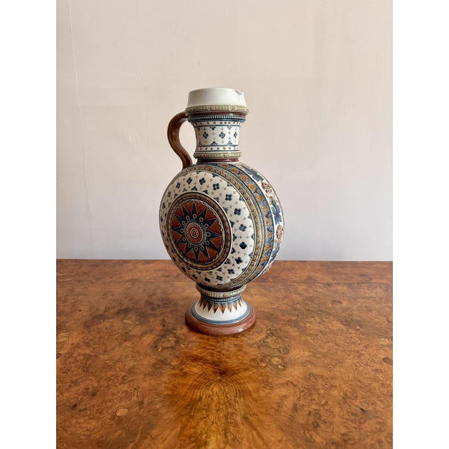 Gray Antique Ewers from Villeroy & Boch, 1880, Set of 2 For Sale - Image 8 of 9