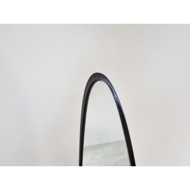 Glass Unghia Mirror attributed, Italy, 1970s For Sale - Image 7 of 9