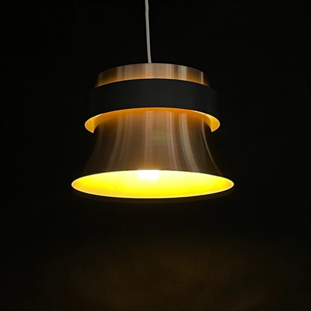 Black Scandinavian Ceiling Lamp from Erco, 1960s For Sale - Image 8 of 11