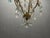 Crystal Beaded Light Pendant with Light Blue Murano Glass Tear Drops, 1960s For Sale - Image 4 of 13