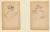 Tony Minartz, Two Portraits, Early 20th Century, Pencil Drawings For Sale - Image 3 of 3
