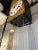Metal Antique Brass Wall Mount Comtoise Clock Marked Camps a Monein For Sale - Image 7 of 12