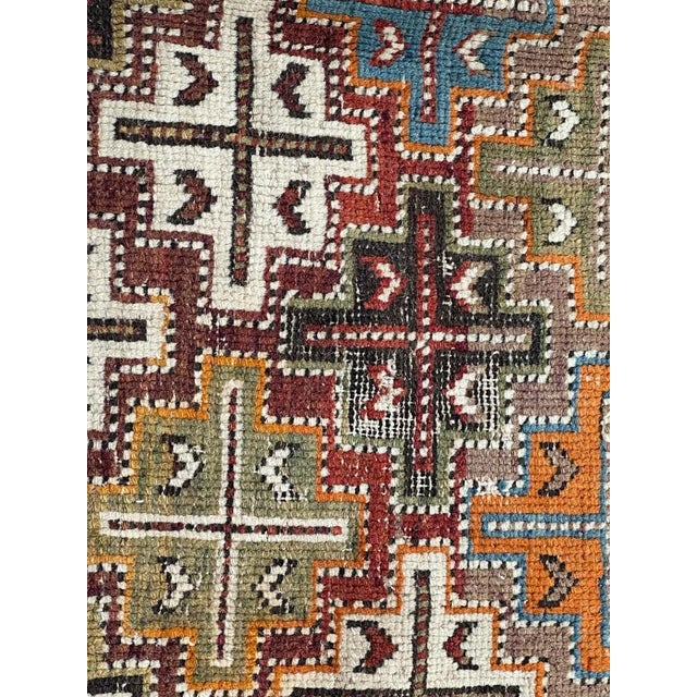 Antique Shirwan Caucasian Fragment of Rug, 1890s For Sale - Image 5 of 15
