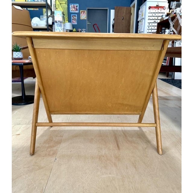 Wood Rare Heywood Wakefield Magazine/End Table For Sale - Image 7 of 11