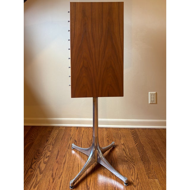 Brown George Nelson Miniature Thin Edge, 9 Drawer Chest on Stand For Sale - Image 8 of 12