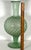 20th Century MCM Italian Empoli Green Knobbly Pedestal Vase With Uv Glow For Sale - Image 14 of 16