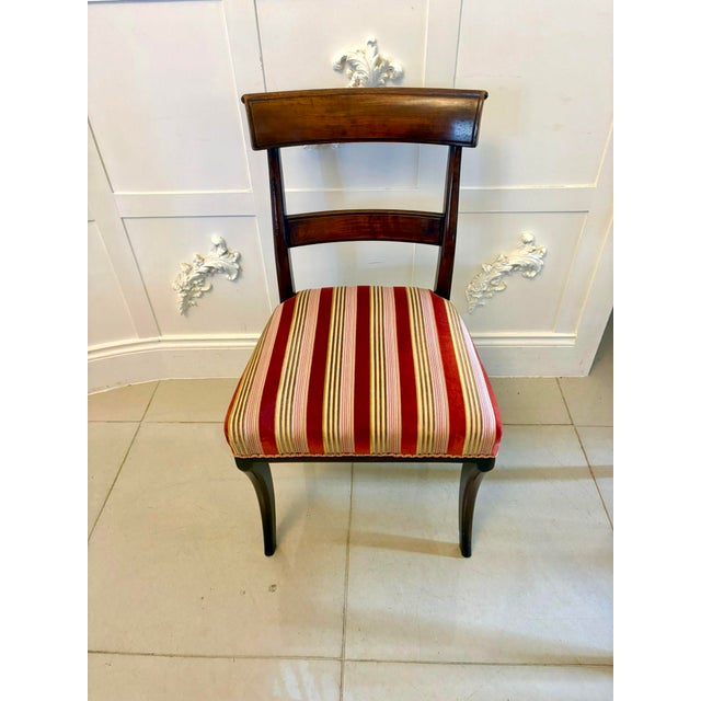 Antique Regency Mahogany Dining Chairs, 1830, Set of 8 For Sale - Image 18 of 18