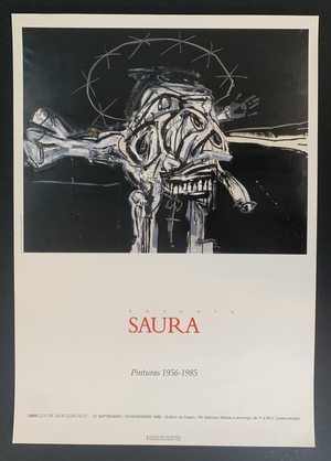 Saura Exhibition Poster, 1989