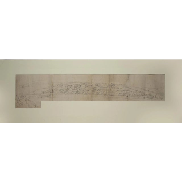 Landscape is a beautiful drawing in pencil on ivory-colored paper realized by Jan Peter Verdussen. The artwork has some...