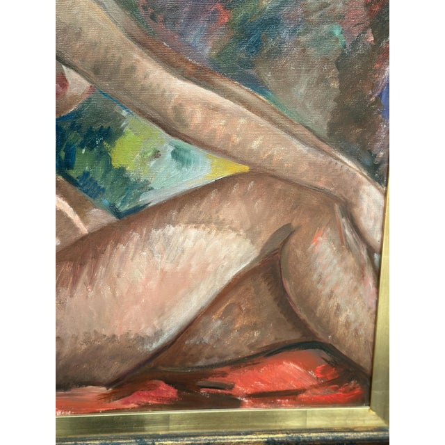 Bendt Lauritzen, Nude Study, 1950s, Oil on Canvas, Framed For Sale - Image 8 of 18