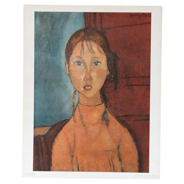 Abrams after Amadeo Modigliani, Girls with Braids, Color Print, 1970 For Sale - Image 11 of 11