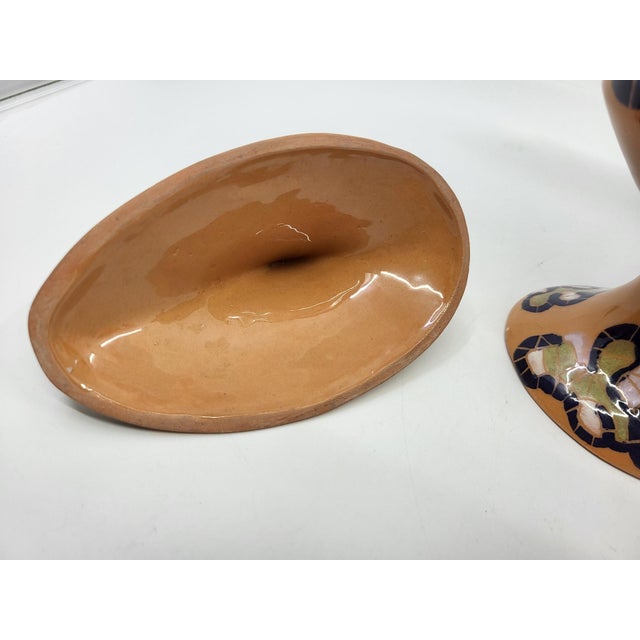 Vintage Covered Bowl in Ceramic by Gabrielle Mackiewicz, France, 1960 For Sale - Image 13 of 14